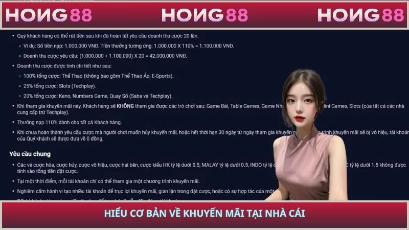 Hiểu cơ bản về khuyến mãi tại nhà cái